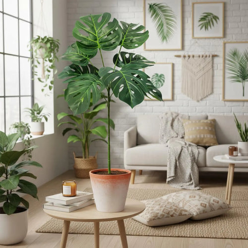 Faux Monstera Plant